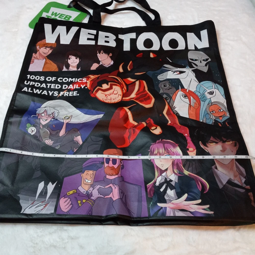 Los Angeles 2018 Comicon Giant Webtoon Tote Bag